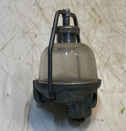 Tillotson Vintage Glass Fuel Sediment Bowl Assembly Made in USA Fuel Strainer