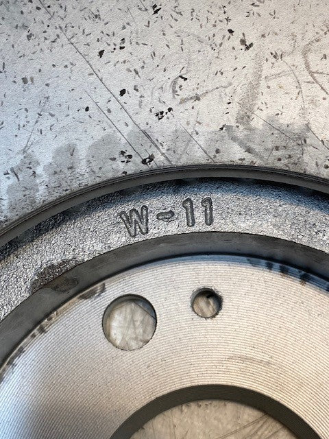KH Disc Brake Rotor F2C6-A | 4x71mm | W-11 | 124486 | 55mm Bore | 10" Dia.