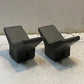 2 Quantity of Yates 6Y33 Boat Trailer Black Molded Rubber V Bow Stops (2 Qty)
