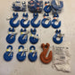 24 Clevis Grab Hooks of Different Styles N177-279 / 430-3515 / N177-311