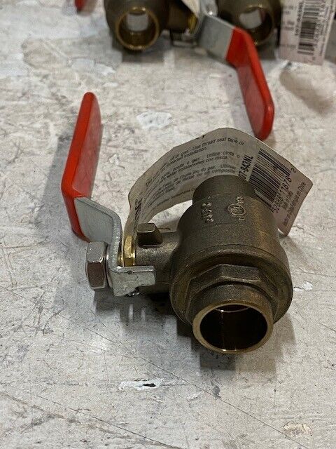 10 Qty of ProLine 1/2" Brass Packing Gland Ball Valve 107-843NL (10 Qty)