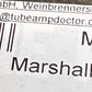 4 Quantity Marshall Genuine Parts MRV11 Standard Speaker Cabinet Wheeles (4Qty)