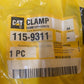 2 Caterpillar CAT Clamps 115-9311 (2 qty)