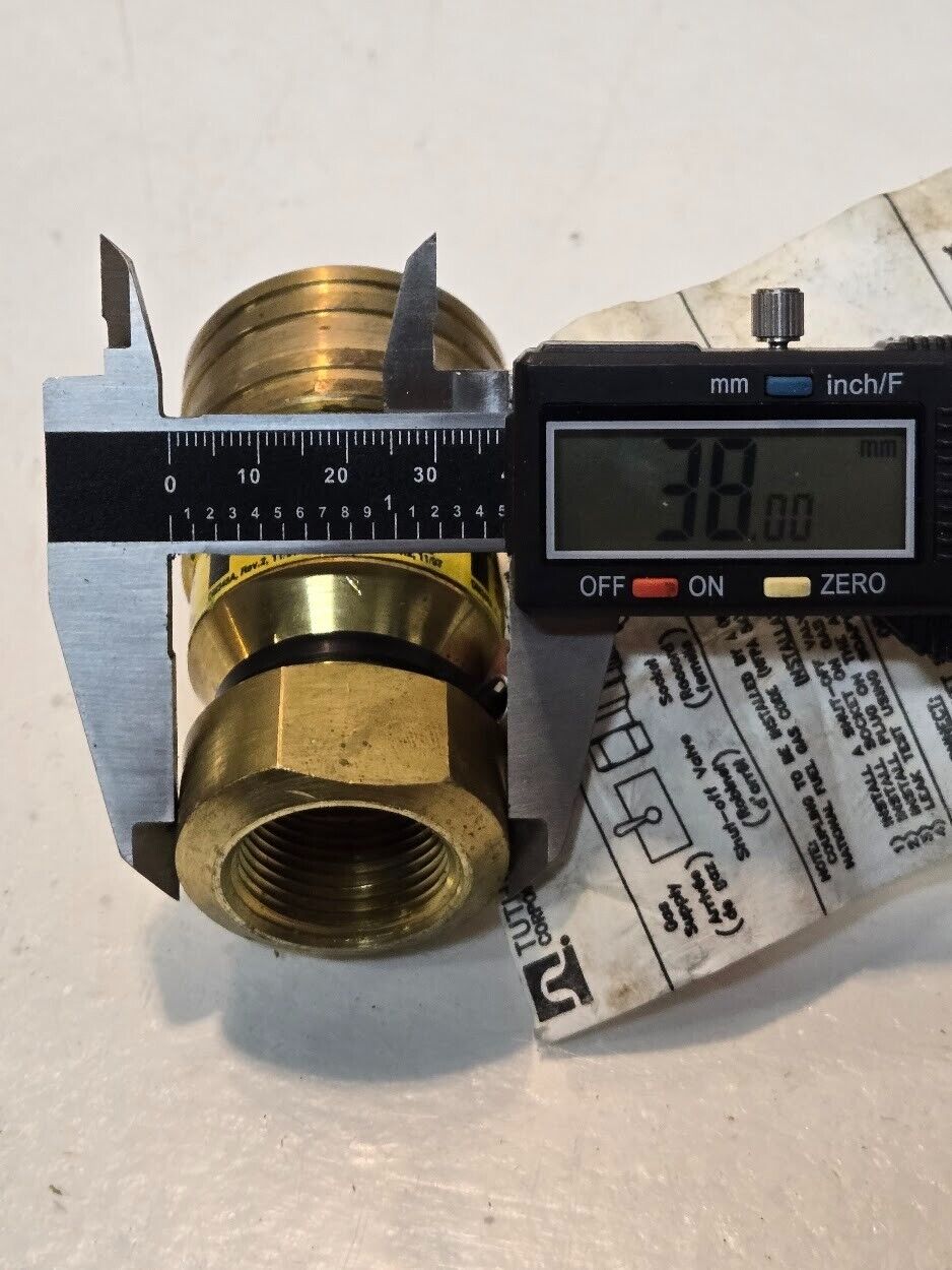 Dormont Mfg B-75-S Quick Disconnect Gas Valve | 9909 | 100-150B | REV_ 8/98