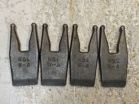 4 Quantity of H&L 11-A Auger Teeth 4-1/2" x 1-3/4" (4 Quantity)