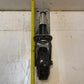 Heavy Duty Spring Loaded Gate Caster 6" Rubber on Cast Iron Wheel 150x50