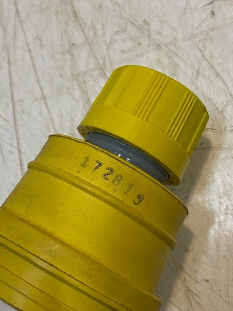 Eaton L16-20P Yellow Flanged Locking Plug Outlet Receptacle 20A 480V.30 GRND