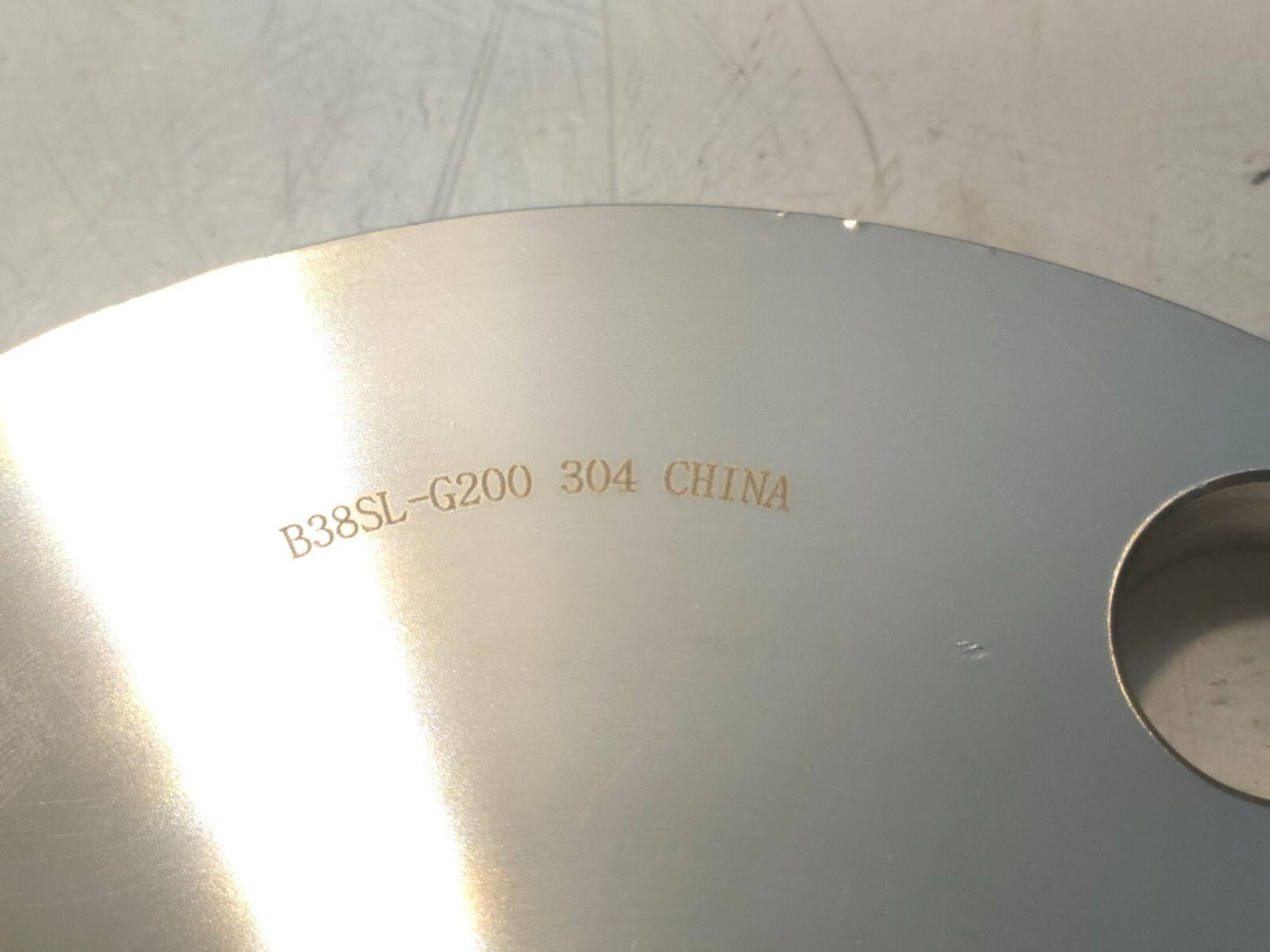 Tube Slip-on Flange B38SL-G200 304 | 6" Flange Diameter 2" Bore 3/4" Bolt Holes
