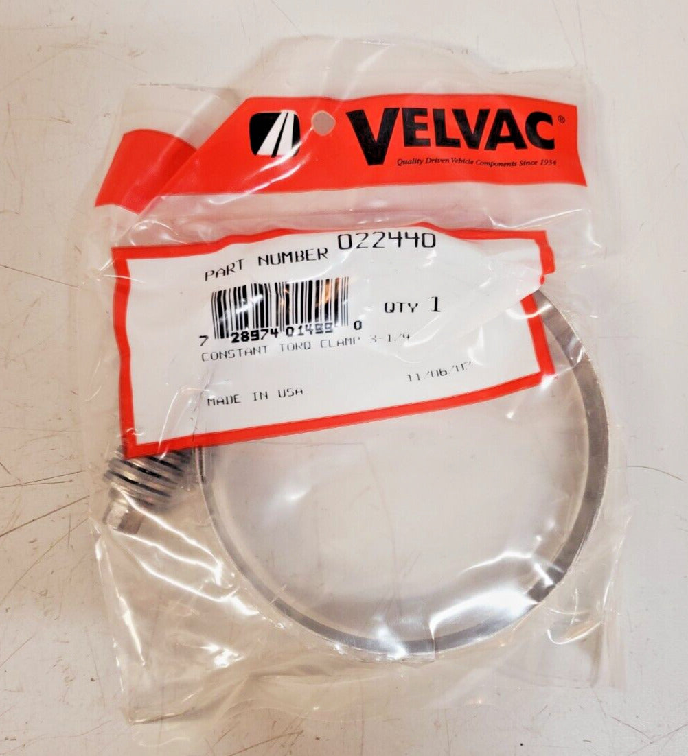 6 Quantity of Velvac Constant Torque Hose Clamps 3-1/4" | 022440 (6 Qty)