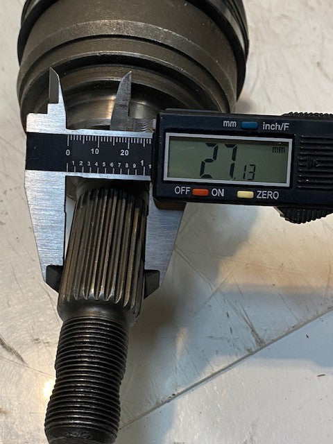 CV Driveshaft 55-0760 | 22265C | 86-2108 | BT-274 | 27" Long 22mm Thread