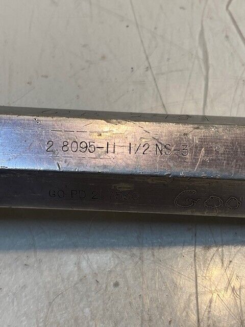 Threads Inc Thread Plug Gage 2.8095-11 | 1/2 NS-3 | GO PD 2.7530 WB-2481