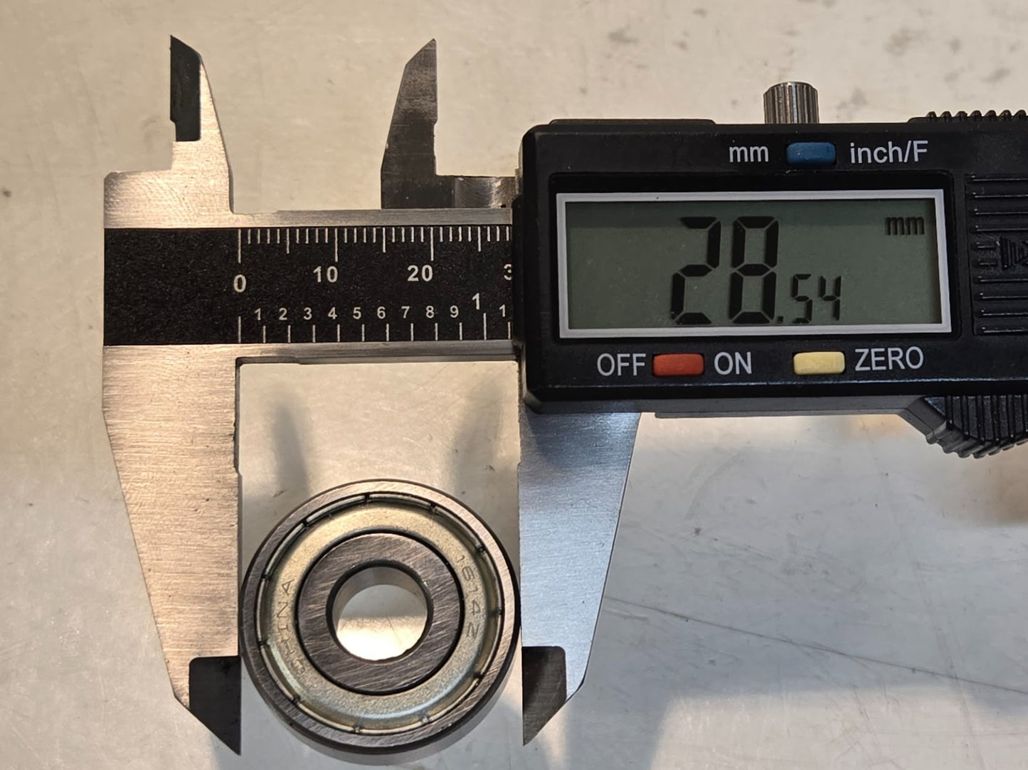 8 Quantity of Metal Shielded Ball Bearings 1614Z | 1-1/8" OD x 3/8" Bore (8 Qty)