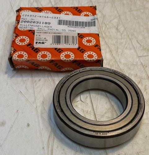 FAG C26312-H146-C331 Radial Ball Bearing 45 x 75 x 16mm