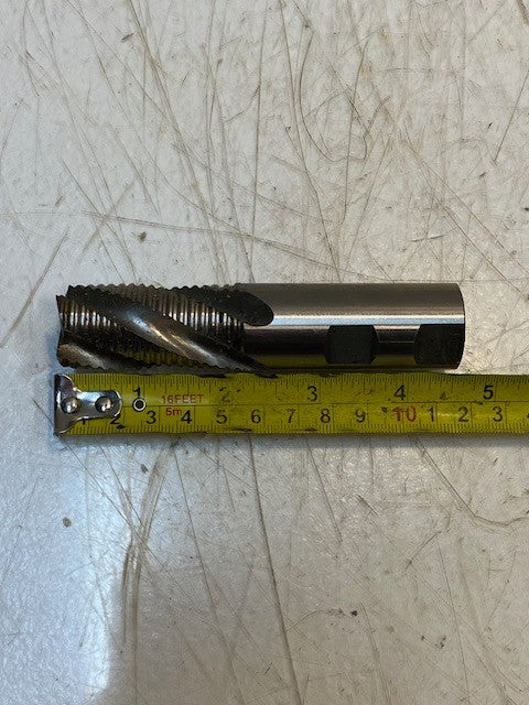 HSS M-42 1" Heavy Duty Roughing End Mill Hogging Cutter