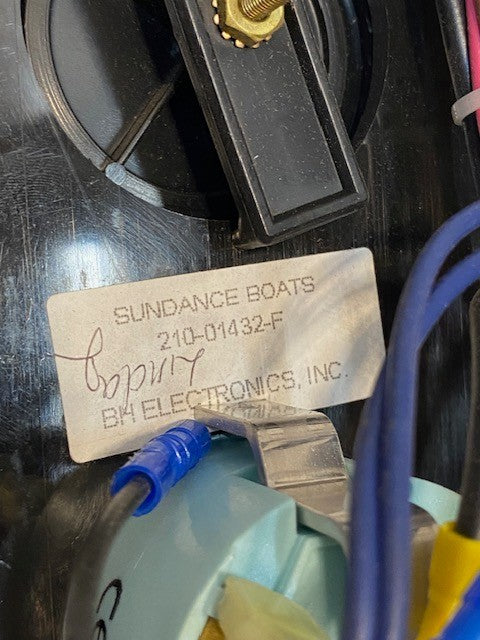 Sundance Boat Gauge Panel 220-01339-P | 210-01432-F | 18" Long