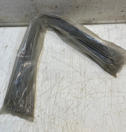 Bag of 100 Band-It AS2129 Tie-Lok Ties Stainless Steel 1-4" x 16.5" AS212