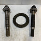 Set of 2 Pinion Shafts (9 Teeth/28 Spline) with 1 Ring Gear (41 Teeth)