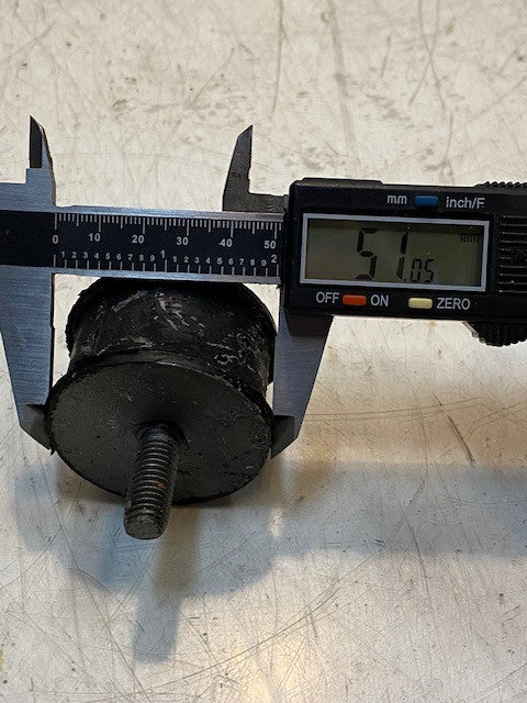 12 Quantity of Rubber Vibration Isolator Mounts 51mm OD 33mm Thick (12 Quantity)