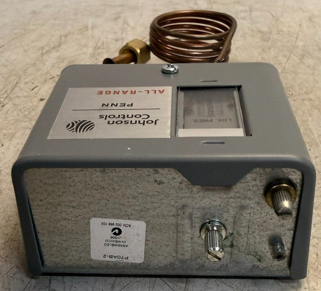 Johnson Controls P70AB-2C Single-Pole Low-Pressure Control Switch With Hardware