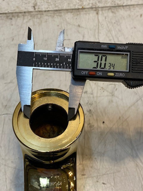 Kohler Gold Tub Faucet 9" Long 3-1/2" Tall 30mm Bore