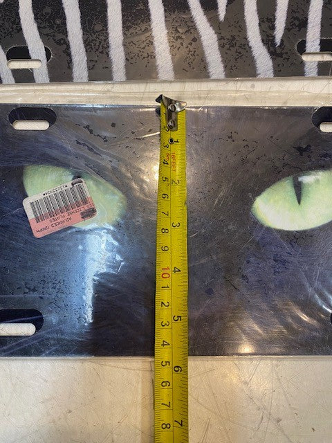 10 Qty of Various Adv. Graphics 4-Hole License Plates 11-3/4" x 5-3/4" (10 Qty)