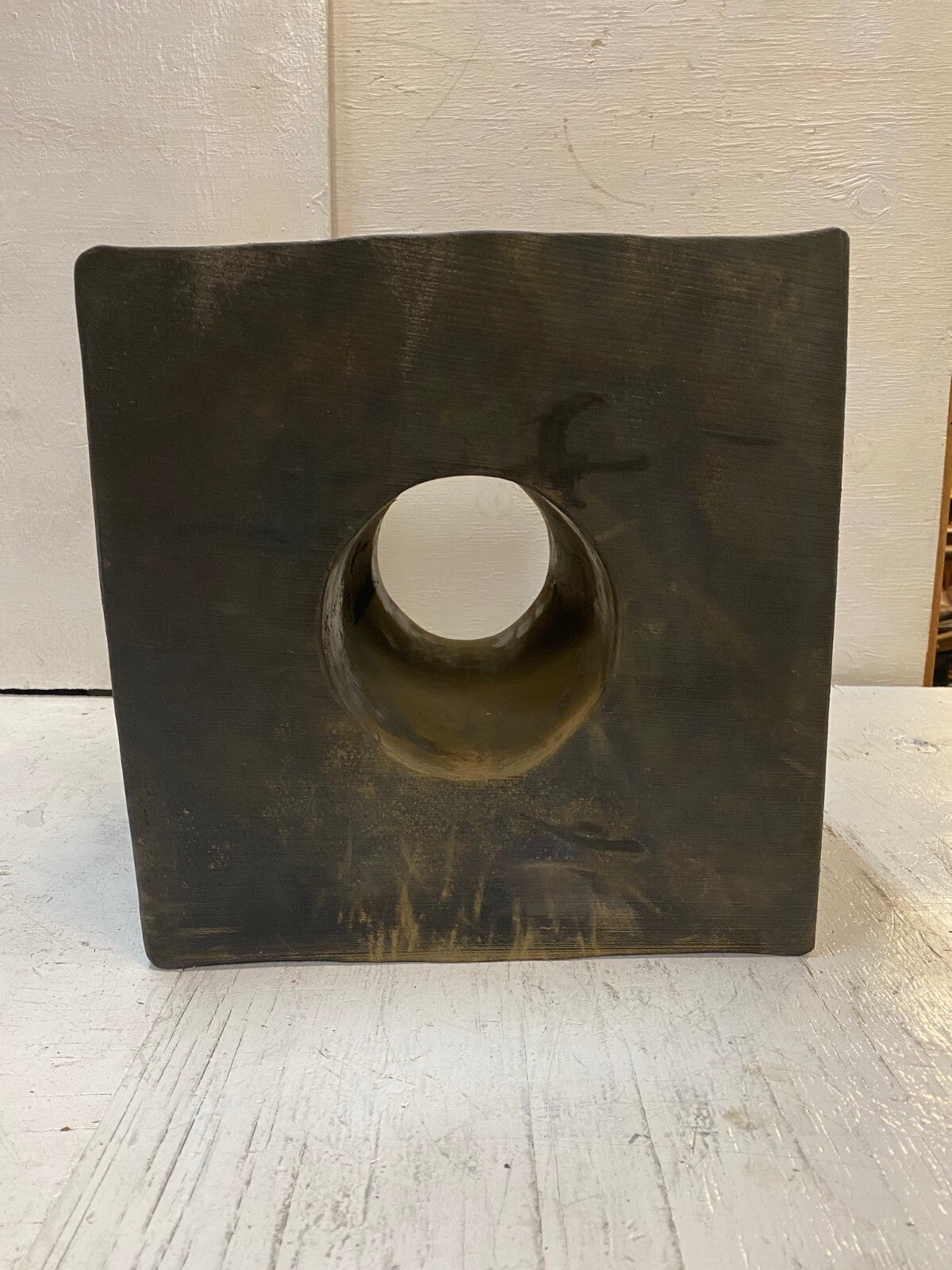 12" x 12" Square Rubber Block Fender for Marine Boats/Yachts 5" Bore 26709