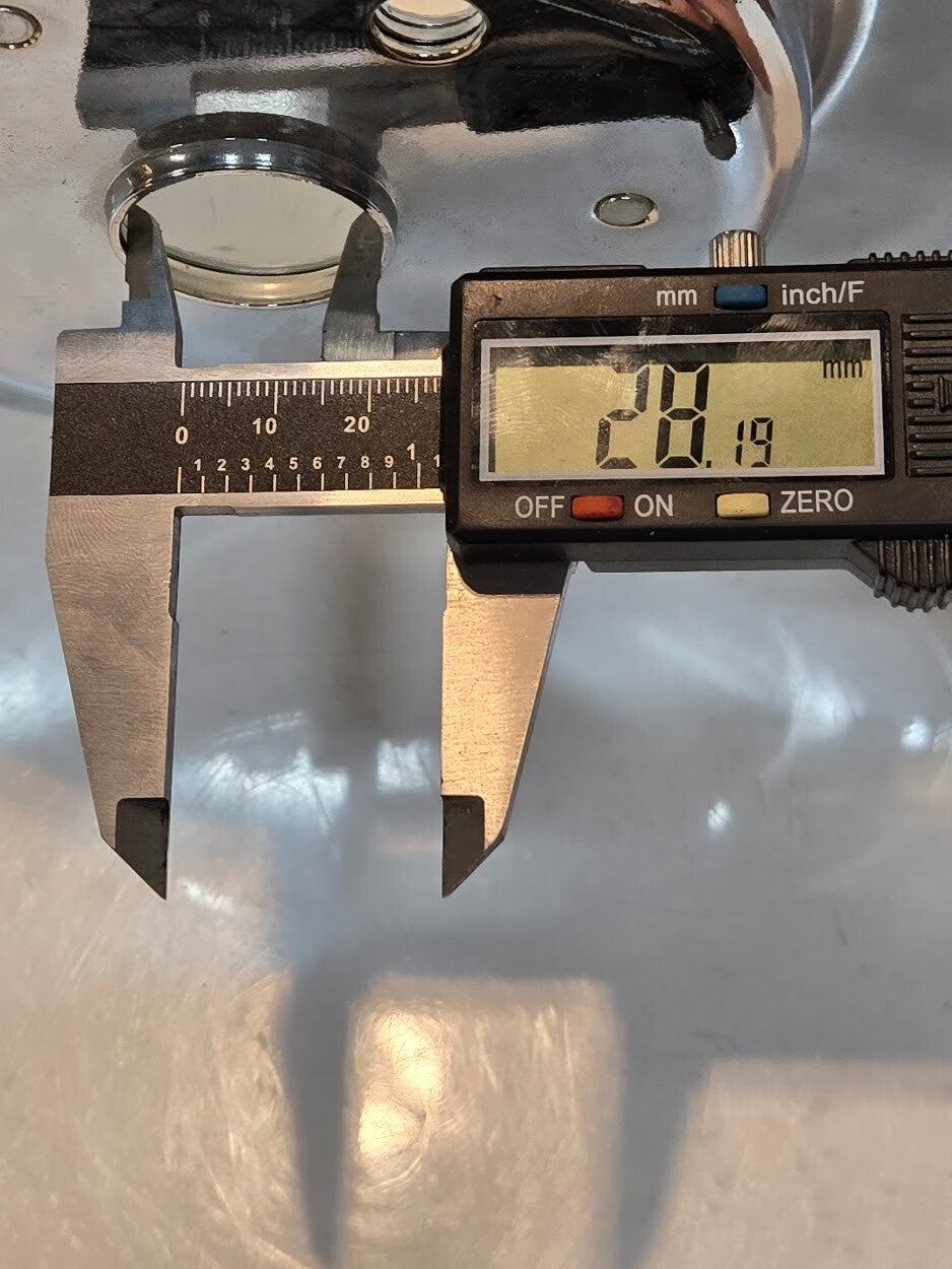 2 Quantity of Chrome Steel Long Water Pump 3 Groove Pulley for Chevy  (2 Qty)