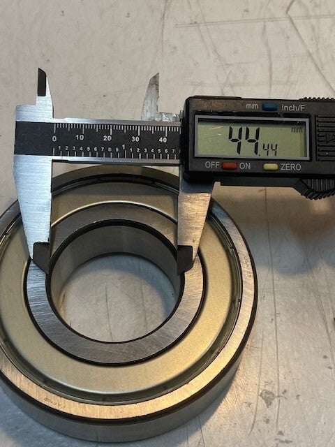 Timken 308KDD Radial Bearing, Double Shield, 44mm Bore, 100mm OD, 25mm Thick