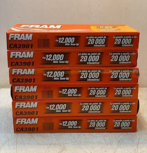6 Quantity of FRAM Extra Guard Engine Air Filters CA3901 (6 Quantity)
