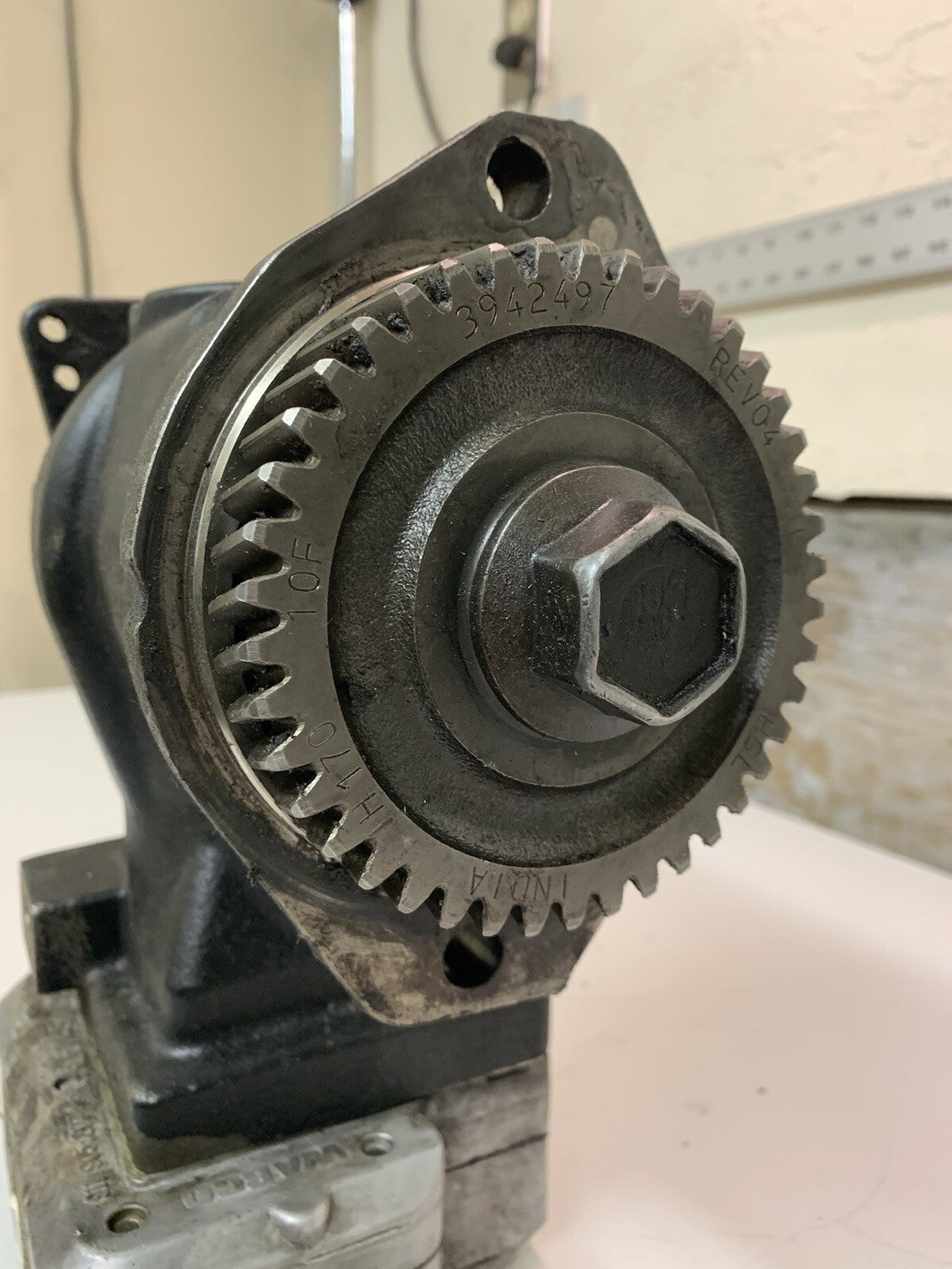 Wabco 4933780RX Compressor Unit Cummins 1 Cylinder Air Compressor 1409 66875