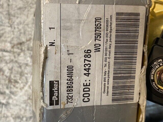 Parker Inlet Valve 1"2/2-NG 9001852 | 7321BBG64N00