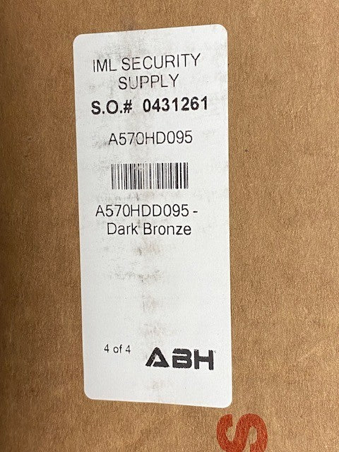 ABH BHMA Grade 1 Continuous Hinges A570HD095 Dark Bronze 0431261 | 95" Long