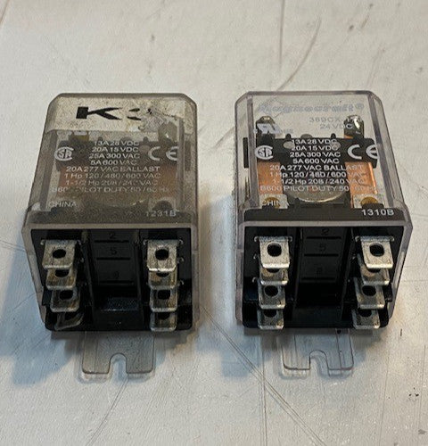 2 Quantity of Magnecraft 389CX-179 Power Relays 24VDC 20Amps (2 Quantity)