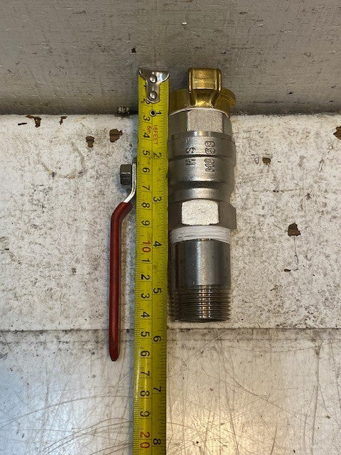 HS Univers DN25 PN30 Ball Valve w/ Brass Inlet/Outlet HS MS58