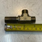 7 Qty of Parker Male Branch Tee Hydraulic Hose Adapters 3" L 17mm Thread (7 Qty)