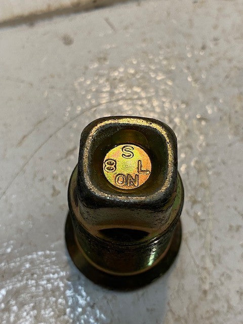 10 Quantity of Lug Nuts S 8L ON 2-1/4" Long 28mm Thread 35mm OD 17mm ID (10 Qty)