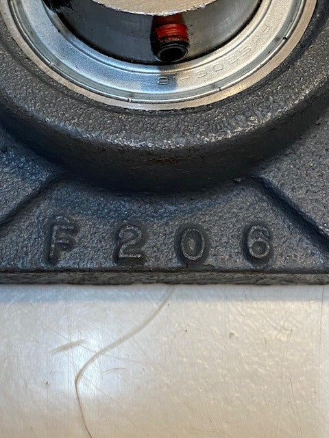 PEER 4-Bolt Flange F206 Insert Bearing FHS206-18 | 28mm Bore 4-1/4" W