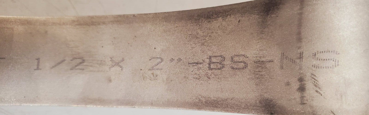 2 Qty. of Stainless Steel Riser Clamp T-304 E212 CH56230149 Flat 1/2x2" (2 Qty)