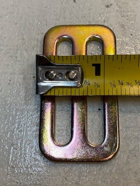 34 Qty of 3 Bar Harness/Seatbelt Slides 2-1/4"x1-1/4" Gold/Silver/Black (34 Qty)