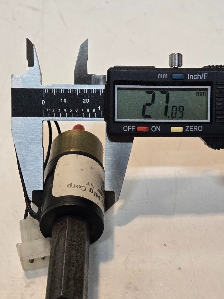Kronenberger Mfg Solenoid FP101 | Serial 68591| 5" Long 14mm Hex Shaft