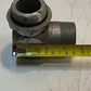 Hydraulic Elbow Adapter 3-1/2" L 3-1/4" H 47mm OD Thread 33mm ID