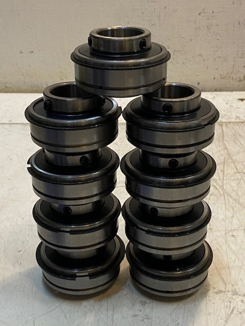 9 Quantity of RBI SER206-19 Insert Bearings w/ Snap Rings (9 Quantity)
