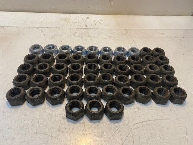 53 Quantity of Hex Lug Nuts 38mm OD 20mm ID (53 Quantity)