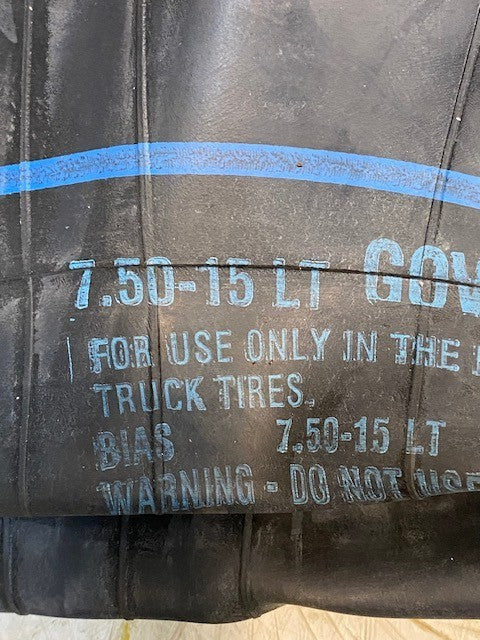 Pneumatic Inner Tube 7.50-15 LT | 2610-00-051-9210 Truck Tire Tube