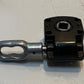 Vertical Curtain Gear Wormgear Bracket w/ Square Center 14mm