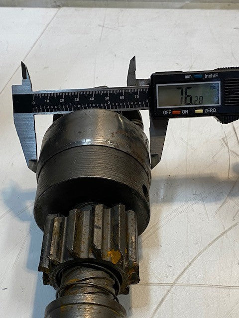 Ingersoll Rand Bendix Starter Drive 12-Spline 8-1/2" Long 21mm Nose 76mm OD