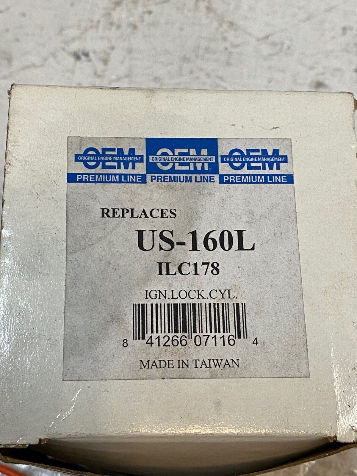 OEM Motor Ignition Lock Cylinder US-160L | ILC178