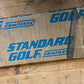 9 Qty of Standard Golf 7-1/2' Royaline White/Black British Stripe 26103 (9 Qty)