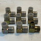 9 Quantity of 90 Degree Elbow Hydraulic Fittings 26mm Thread 17mm ID 15mm Nipple