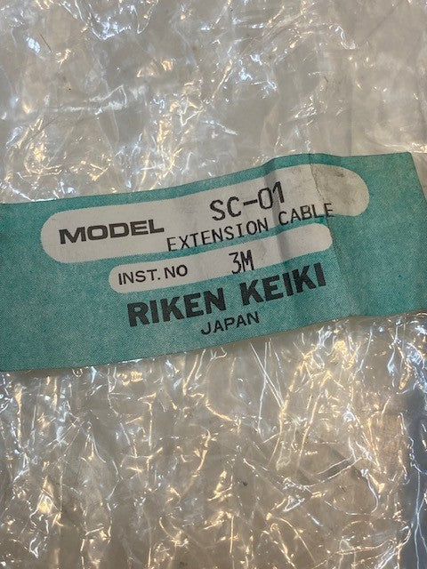Riken Keiki Model SC-01 Extension Cable Inst. No. 3 Meters